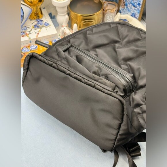 🆕 KURT GEIGER LONDON 🧿 NWOT Recycled Nylon Drench Zip Backpack, Black Nylon - Picture 16 of 16